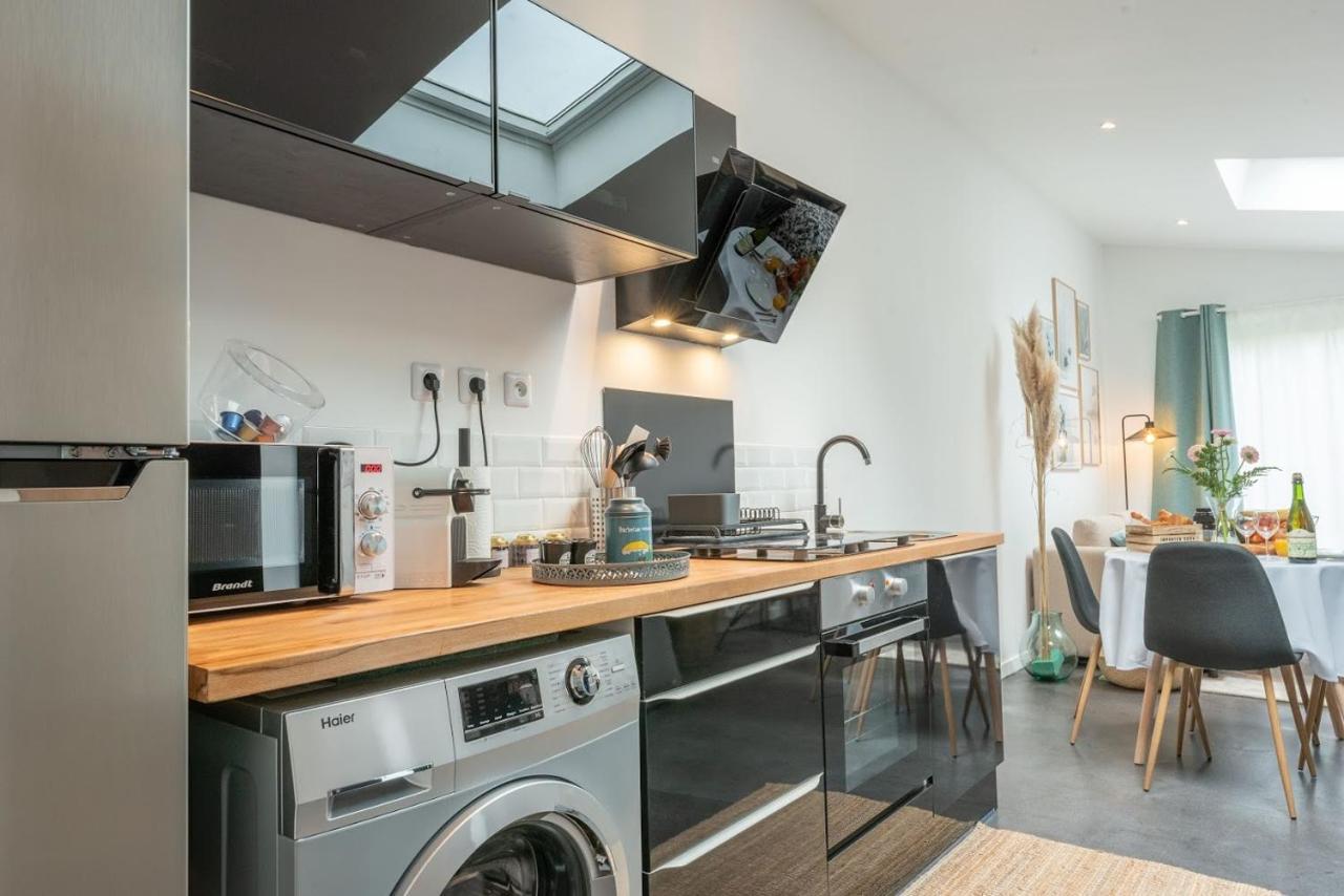 Le Nid Douillet : Superbe Appartement + Jardin Privatif Rouen Exterior foto