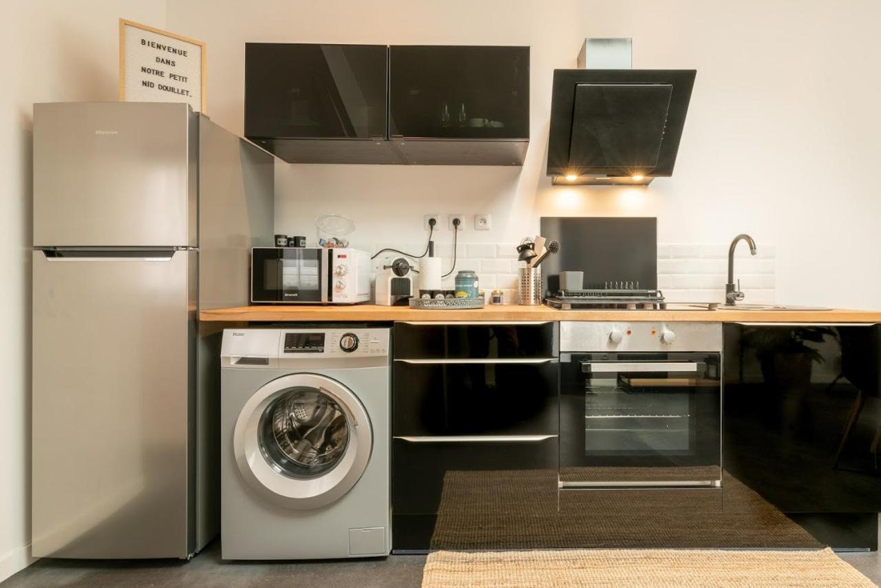 Le Nid Douillet : Superbe Appartement + Jardin Privatif Rouen Exterior foto