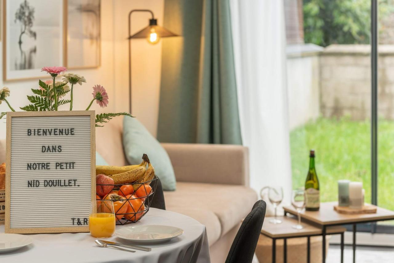Le Nid Douillet : Superbe Appartement + Jardin Privatif Rouen Exterior foto
